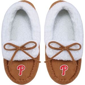 Philadelphia Phillies FOCO Youth Moccasin Slippers M(3-4